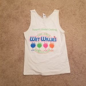 Wet Willie’s white tank top like Comfort Colors